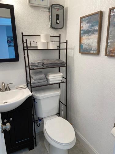 Et badeværelse på Mermaid's Cottage