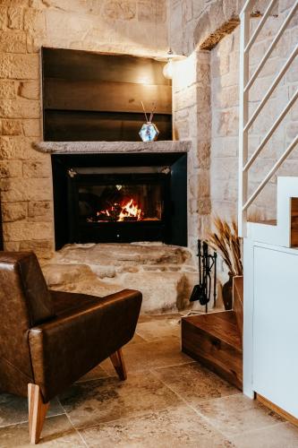 Χώρος καθιστικού στο Pietraluna luxury b&b