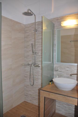Ванная комната в Afroditi Hotel