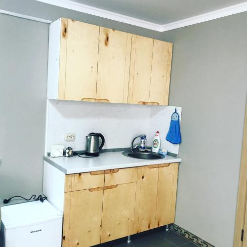 Dapur atau dapur kecil di Дом Отдыха