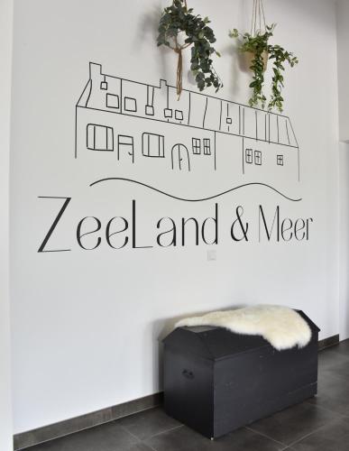 Posezení v ubytování ZeeLand & Meer