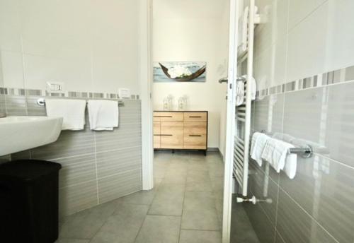 Phòng tắm tại Appartamento ad Alba Adriatica
