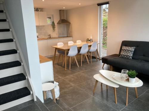 Posezení v ubytování TERRASSES DE MALMEDY Triplex 242 " PLACE DES REVES "