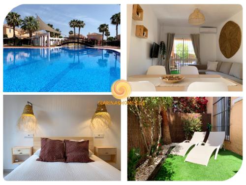 Bazén v ubytování Marinas Sol - Tu hogar con jardín privado! nebo v jeho okolí