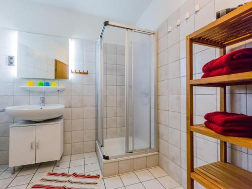 Koupelna v ubytování Residenz Meeresbrandung
