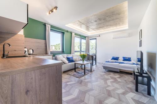 Posedenie v ubytovaní Apartamenty Gdansk EU- Apartamenty Jelitkowska 11, 200m od morza