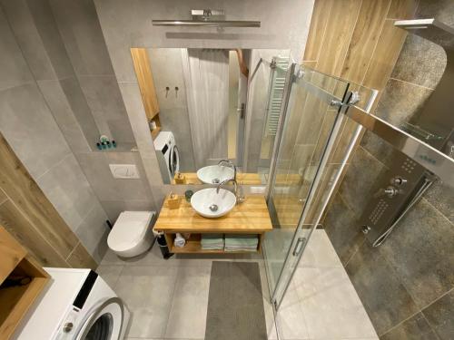 Kúpeľňa v ubytovaní Apartamenty Pod Jesionem