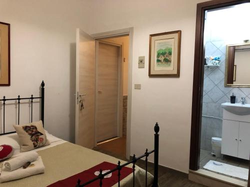 Koupelna v ubytování B&B Antonella