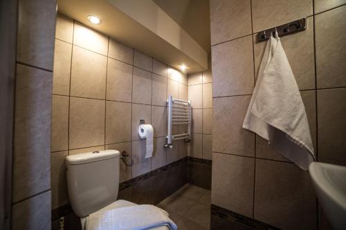 Kúpeľňa v ubytovaní Apartamenty na Kasztelańskiej