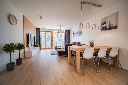 Posezení v ubytování Apartmán Lipnoport