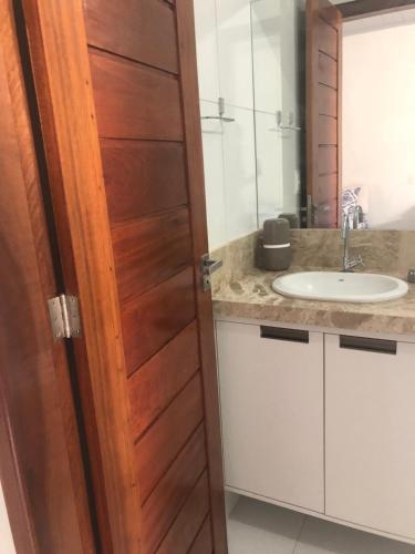 Koupelna v ubytování Lençóis Maranhenses- Casa com 4 suítes e Wi-Fi