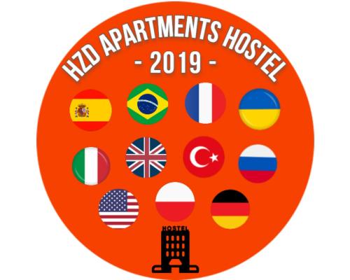 Certifikát, hodnocení, plakát nebo jiný dokument vystavený v ubytování HZD Apartments Hostel
