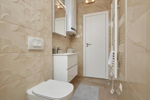 Ένα μπάνιο στο Apartments Nika