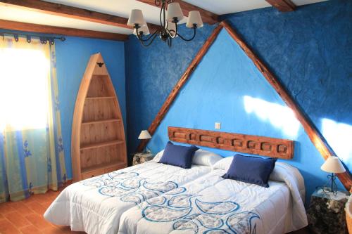Säng eller sängar i ett rum på Dulce Encanto del Valle