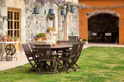 Zahrada ubytování Mas Teixidor, Masia entre Girona y la Costa Brava