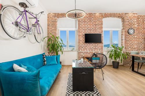 TV a/nebo společenská místnost v ubytování Apartment Vintasio
