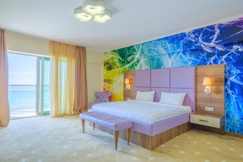 Кровать или кровати в номере Castello Mare Hotel