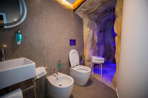 Koupelna v ubytování Hotel Vogue