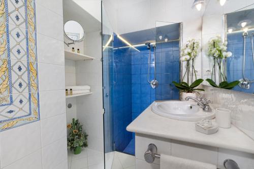 Ένα μπάνιο στο Villa Maresca B&B