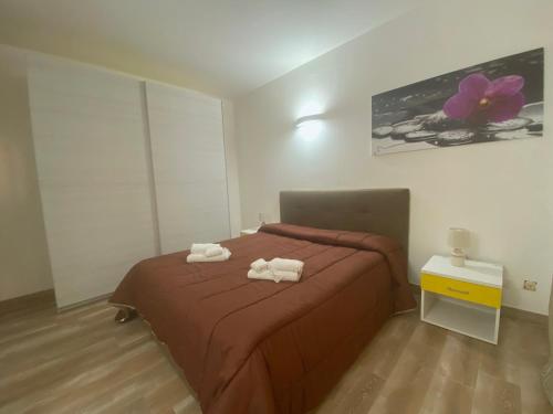 Кровать или кровати в номере La Coccinella al mare
