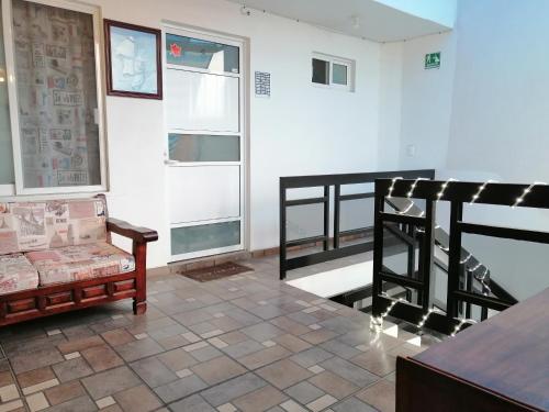 TV a/nebo společenská místnost v ubytování Hostal Maple