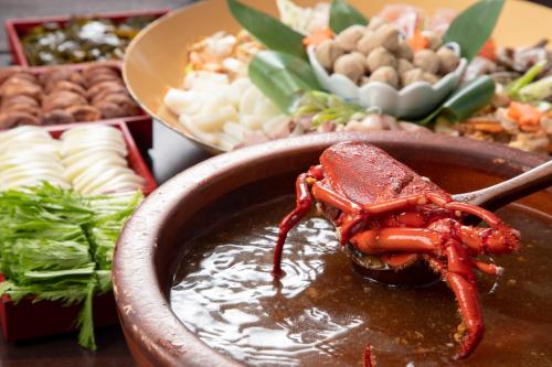 Φαγητό σε αυτό το ryokan ή κάπου εκεί κοντά