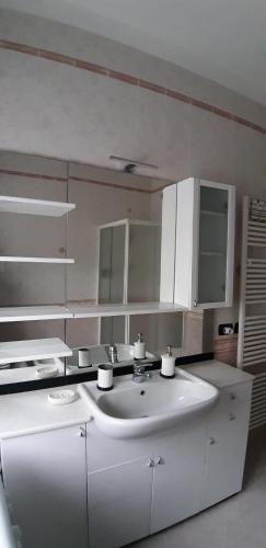 Ett badrum på Casa Silvia
