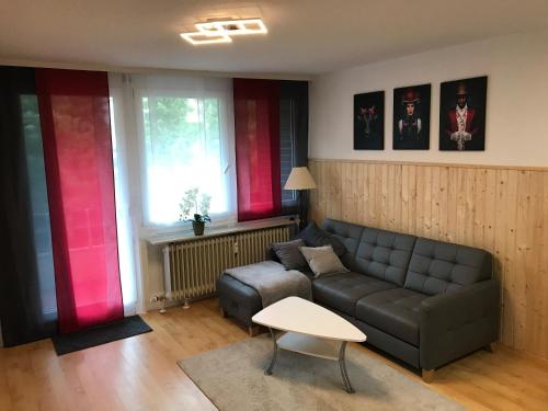 Χώρος καθιστικού στο Ferienwohnung mit Charme II