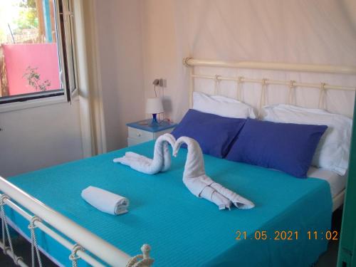 A bed or beds in a room at Marco's apartment