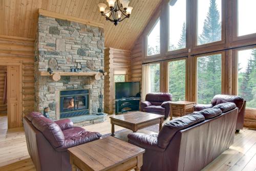 Prestigious log cabin Hot tub