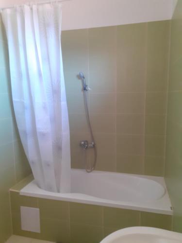 Koupelna v ubytování Aroma Apartman