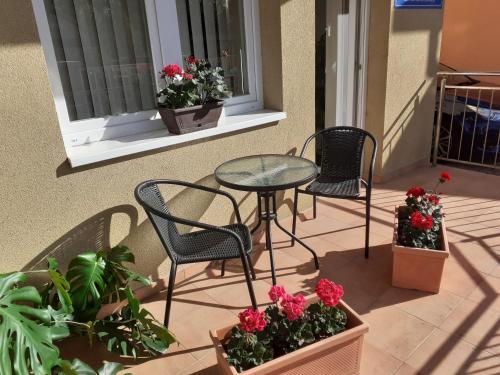 Μπαλκόνι ή βεράντα στο Aroma Apartman