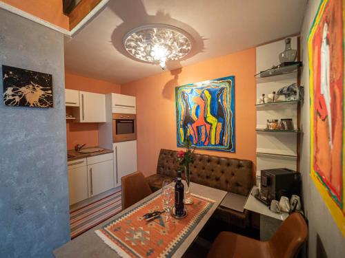Η κουζίνα ή μικρή κουζίνα στο Kunst im Loft