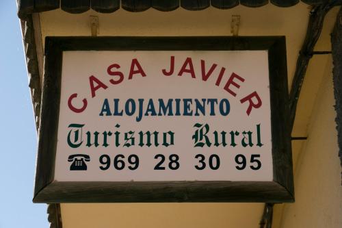 una señal para un asia jawa albuquerqueulumulumurenurenurenulum en CASA RURAL JAVIER EL BALCÓN APARTAMENTO 6 PERSONAS, en Las Majadas