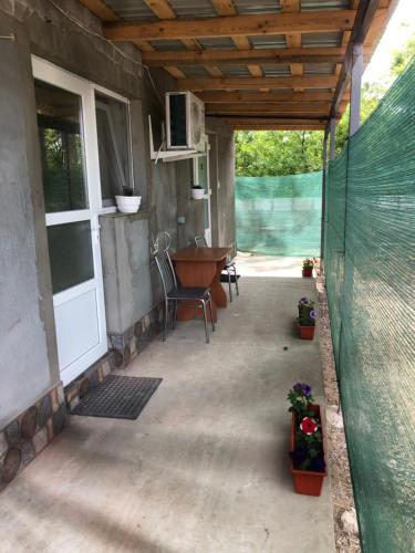 Balkón nebo terasa v ubytování Гостиный Дом Comfort