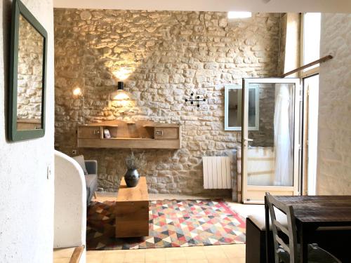 Χώρος καθιστικού στο Studio 57 à Saignon