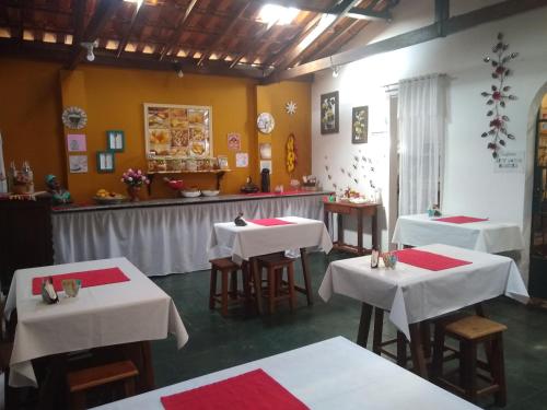 Reštaurácia alebo iné gastronomické zariadenie v ubytovaní Pousada Vila Inconfidentes - Centro Historico