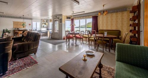 Posezení v ubytování Mølin Guesthouse