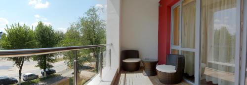 
Un balcon sau o terasă la Apartamente Coralia Mamaia
