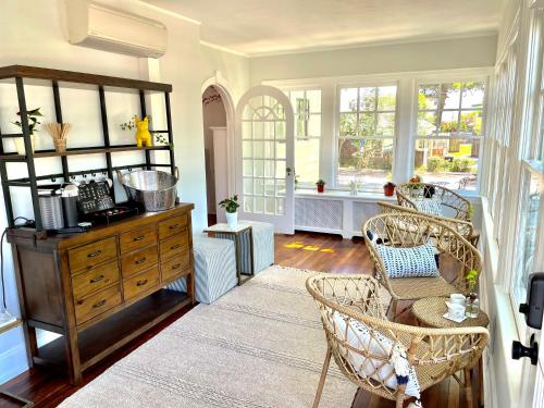 A seating area at Buttonwood Boutique Hotel