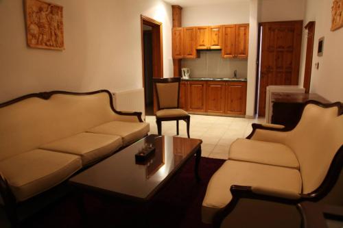 Posezení v ubytování Vengera Suites