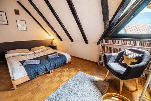 Postel nebo postele na pokoji v ubytování Apartments Wanderlust