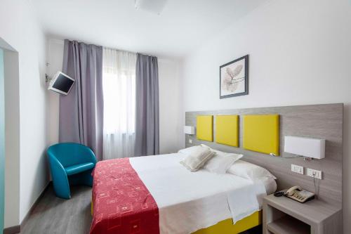 Katil atau katil-katil dalam bilik di Hotel Venezia