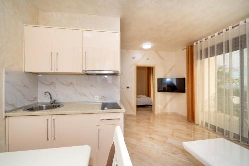 Η κουζίνα ή μικρή κουζίνα στο KAOM Lux