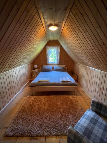 Cama o camas de una habitación en Chata Leona