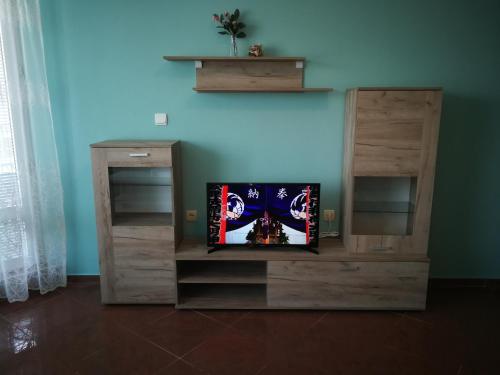 TV i/ili multimedijalni sistem u objektu Апартамент за гости Соня Guest Apartment Sonya