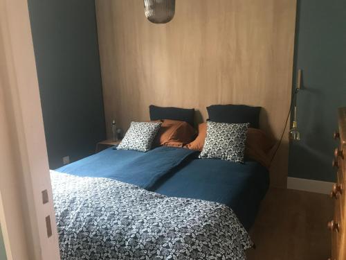 Katil atau katil-katil dalam bilik di Ecolodge Appartements 2 pièces cosy gare
