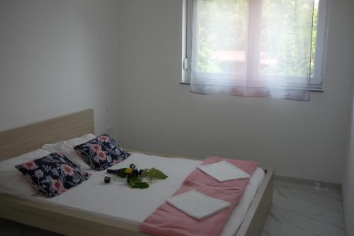 Postel nebo postele na pokoji v ubytování Apartment Seline 9 nur 200 m bis zum Strand