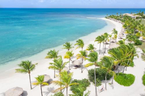 A bird's-eye view of Jumby Bay Island - an Oetker Collection Hotel