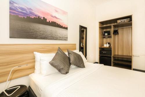 Cama o camas de una habitación en Glenferrie Lodge